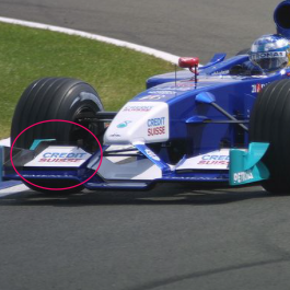 Right Carbon Front Wing - Sauber C20 F1 - 2001