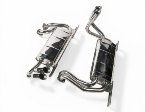 Ferrari Testarossa "without" Catalytic Converters (1984-1991) - New Tubi Style Loud Mufflers