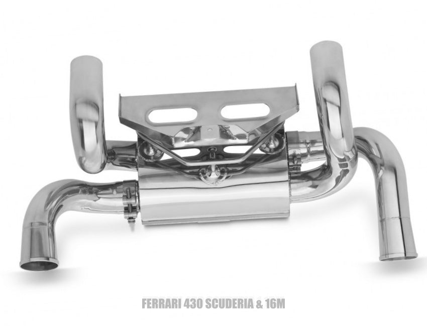 Tubi Style Ferrari 430 Scuderia & 16M Racetrack Stainless Steel Exhaust Muffler (2007-2009)