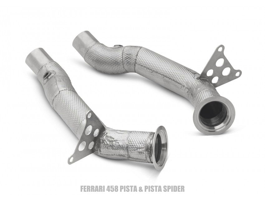 Tubi Style Ferrari 458 Italia & Italia Spider Racetrack Catalytic Bypass High Flow Pipes Kit (2009-2015)