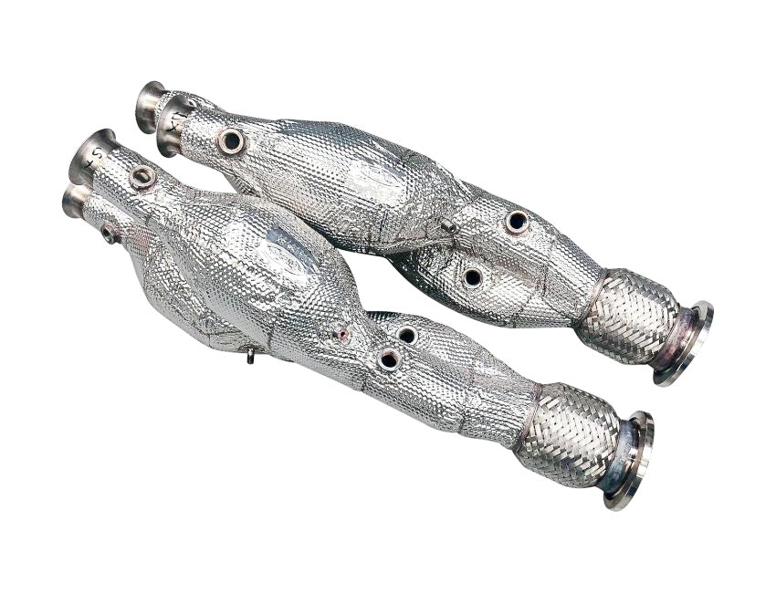 Tubi Style Lamborghini Aventador LP770-4 SVJ - 300 Cells Catalytic Converters Kit (2018)