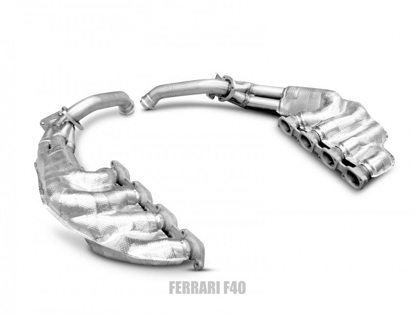 Tubi Style Inconel Exhaust Manifolds Ferrari F40 - For Models with a Catalytic Converter