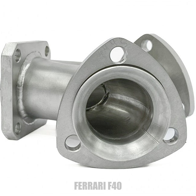 Tubi Style 2 in 1 Inconel Connecting Manifolds Wastegate Ferrari F40 - For Models without a Catalytic Converter