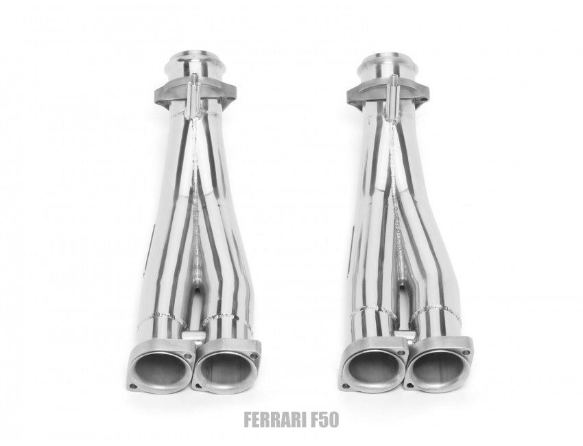 Tubi Style Ferrari F50 Stainless Steel High Flow Pipes Y Kit