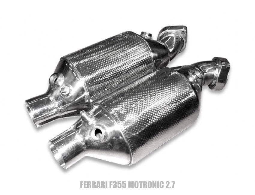 Tubi Style Ferrari F355 2.7 Racetrack Catalyst Converters Kit (1994-1999)