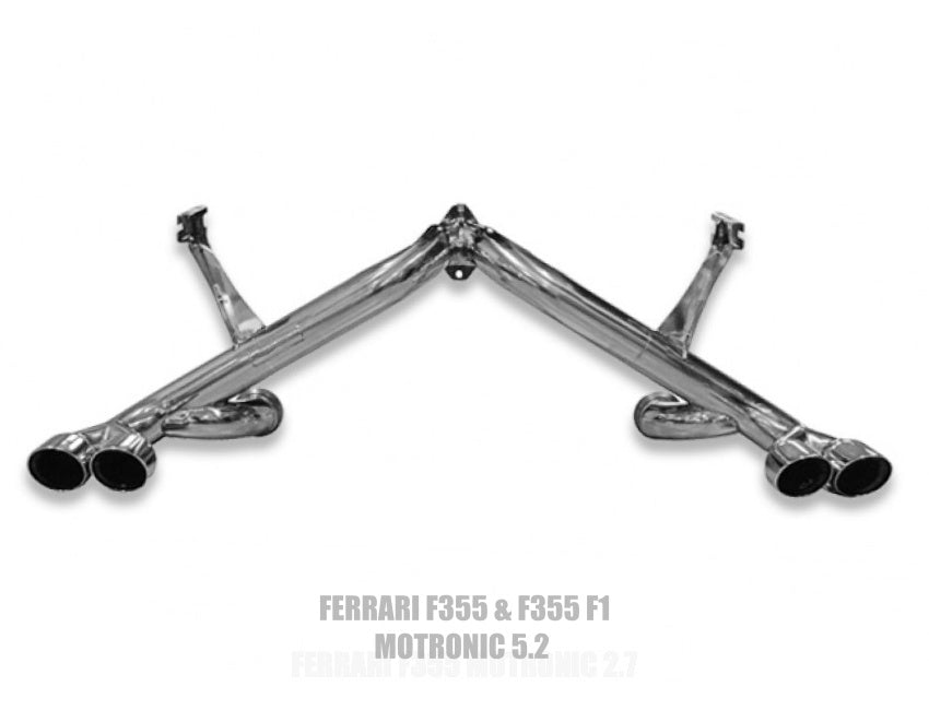Tubi Style Ferrari F355 & F355 F1 Motronic 5.2 Racetrack Straight Pipes Exhaust (1996-1999)