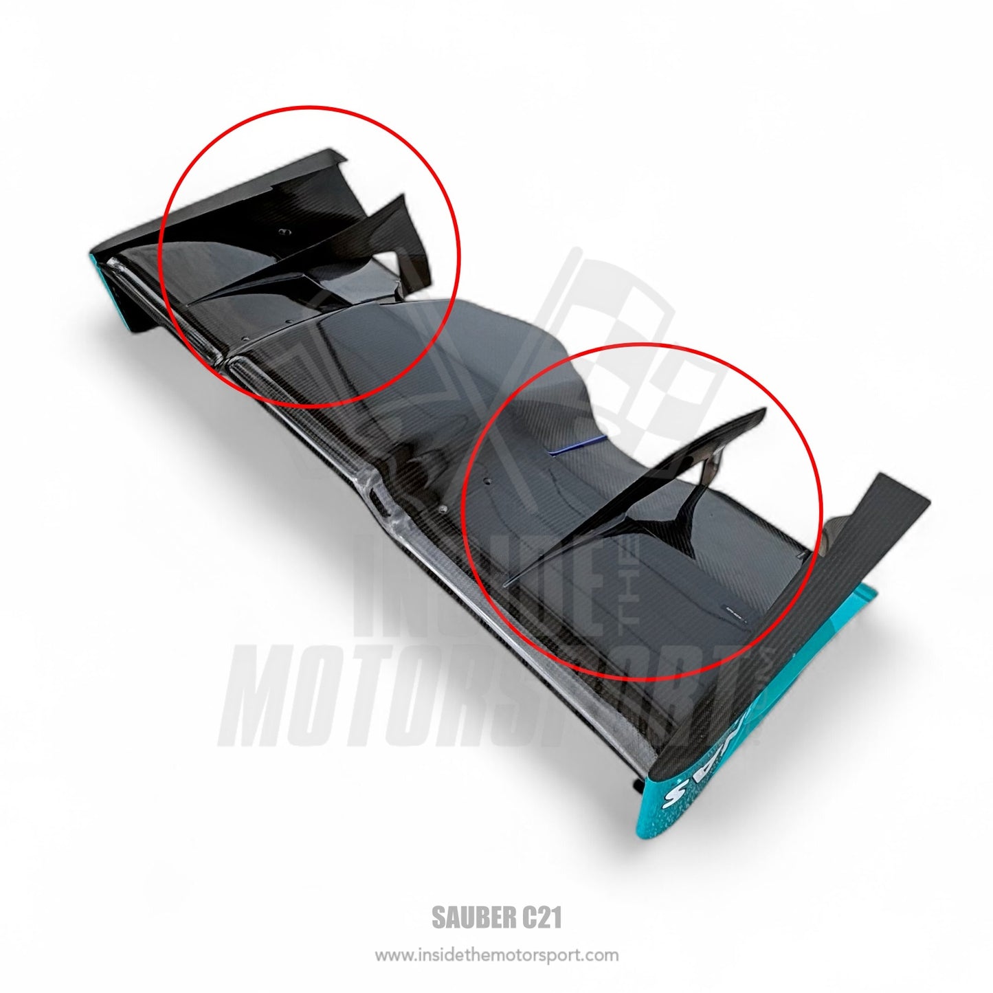 Carbon Front Wing Fences (Left & Right) - Sauber C21 F1 - 2002