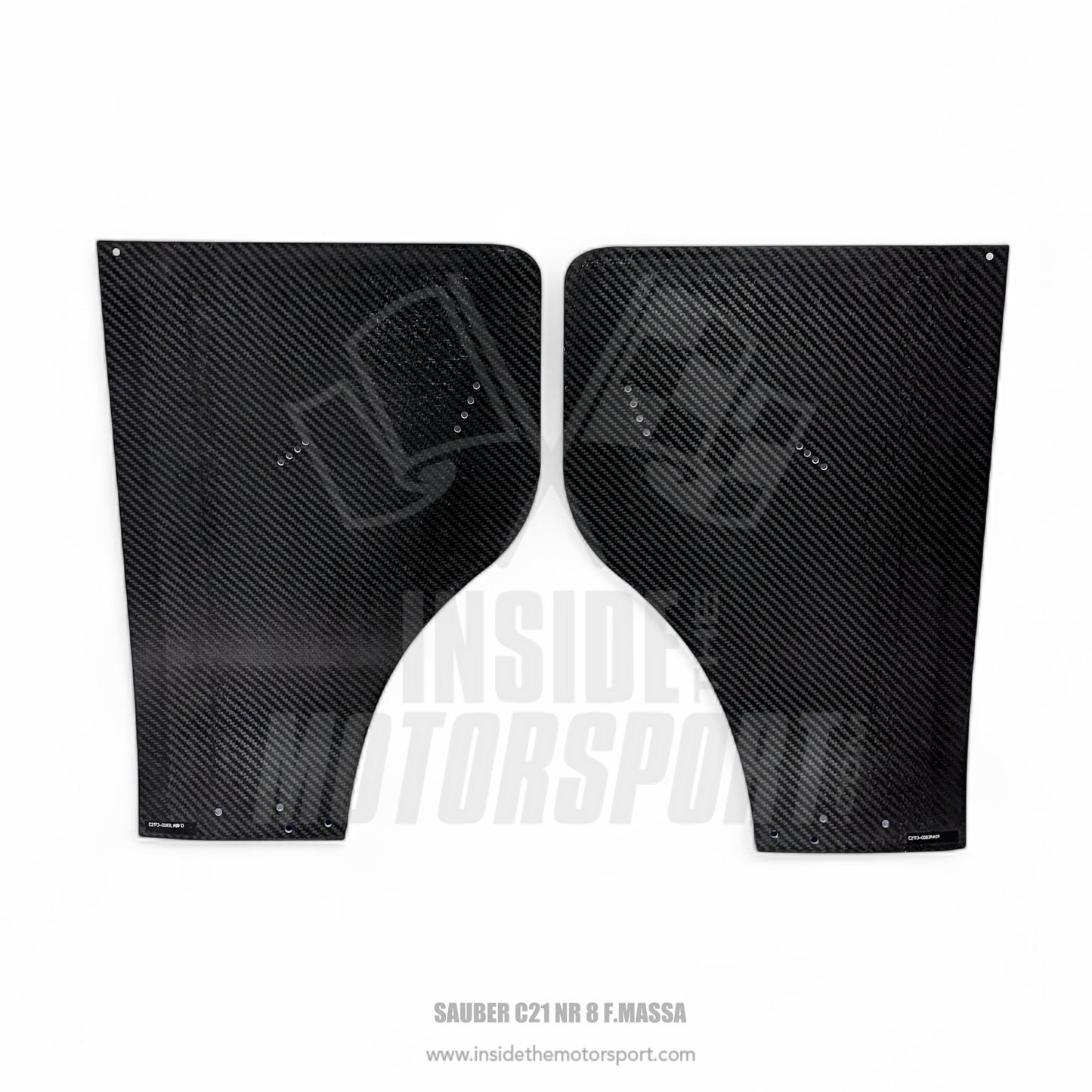 Carbon Rear Wing End Plates (Left & Right) - Sauber C21 - 2002