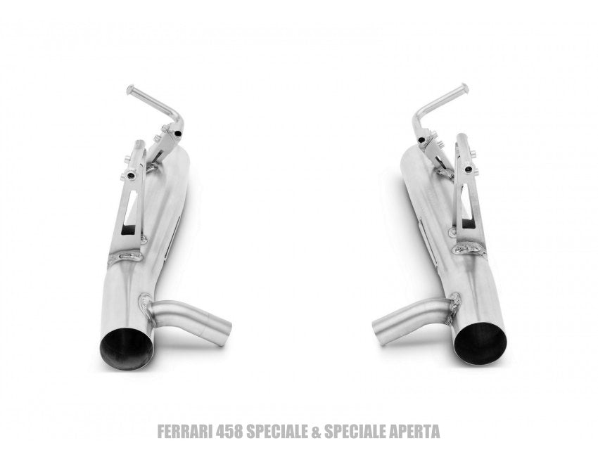 Tubi Style Ferrari 458 Speciale & Speciale Aperta Racetrack Inconel Straight Pipes Exhaust Kit (2013-2015)