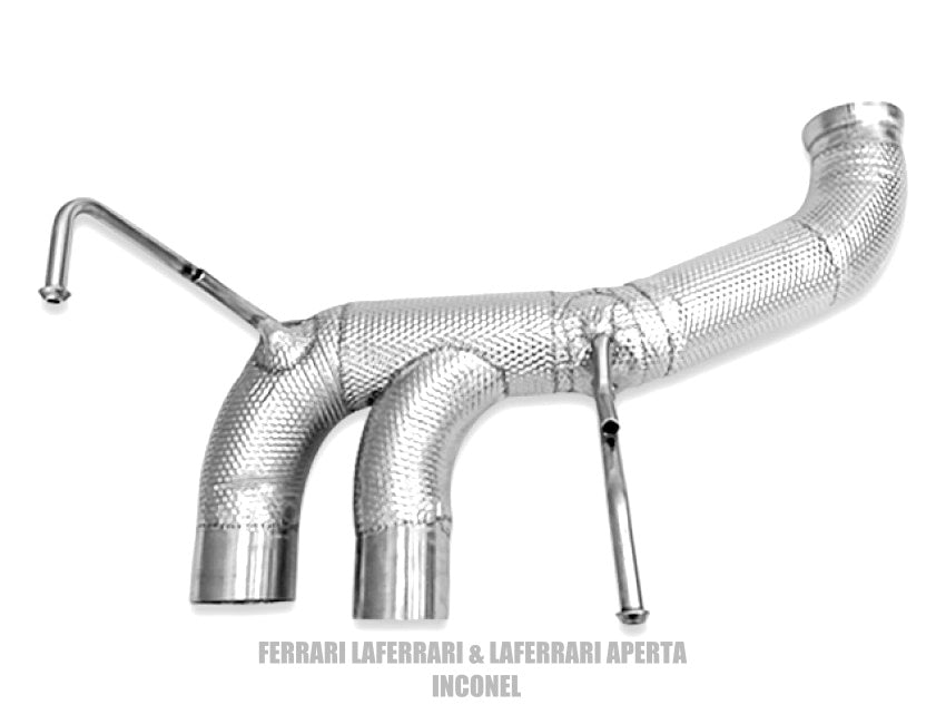 Tubi Style Ferrari LaFerrari (2013-2015) & LaFerrari Aperta (2016-2018) Racetrack Inconel Straight Pipes Exhaust Kit