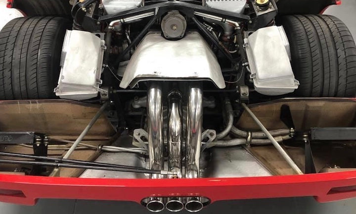 Tubi Style Stainless Steel Competition Exhaust Ferrari F40 LM - For Models without a Catalytic Converter