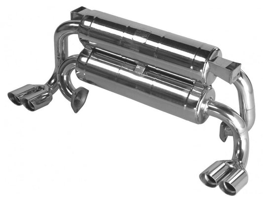 Ferrari Testarossa with Catalytic Converters (1984-1991) - New Tubi Style Loud Mufflers