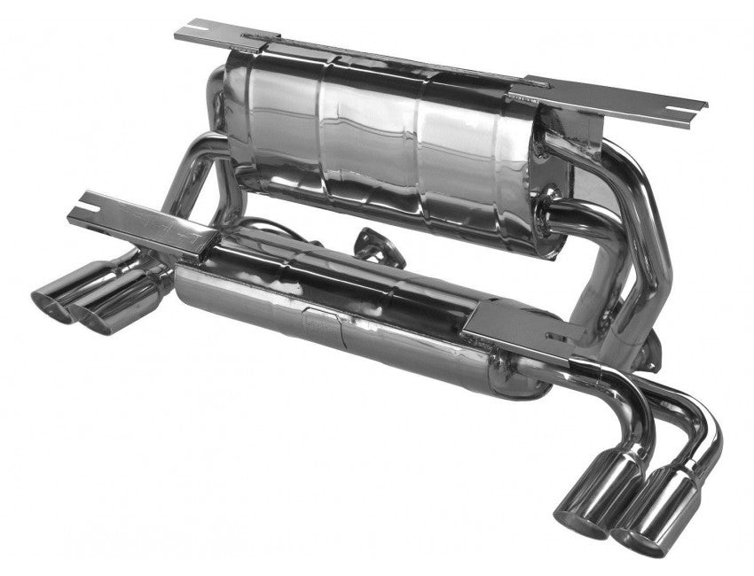 Ferrari Testarossa "without" Catalytic Converters (1984-1991) - New Tubi Style Loud Mufflers