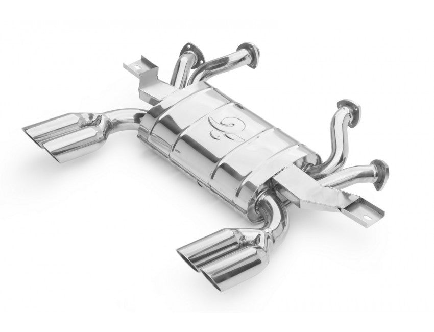 Tubi Style Lamborghini Countach Louder Exhaust Muffler - No Catalytic Converter Markets (1974-1990)