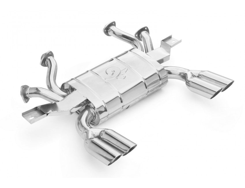 Tubi Style Lamborghini Countach Louder Exhaust Muffler - No Catalytic Converter Markets (1974-1990)