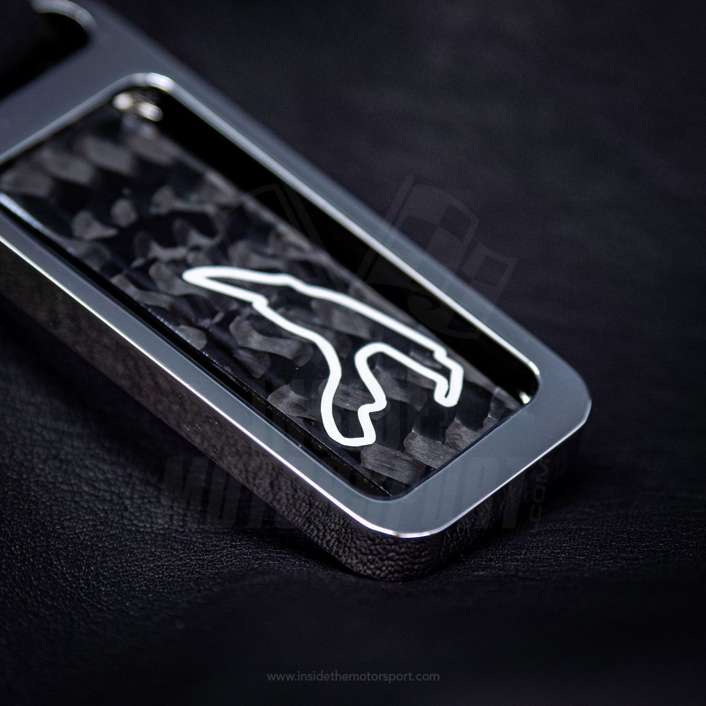 Metal/Carbon Key Ring Spa-Francorchamps Circuit