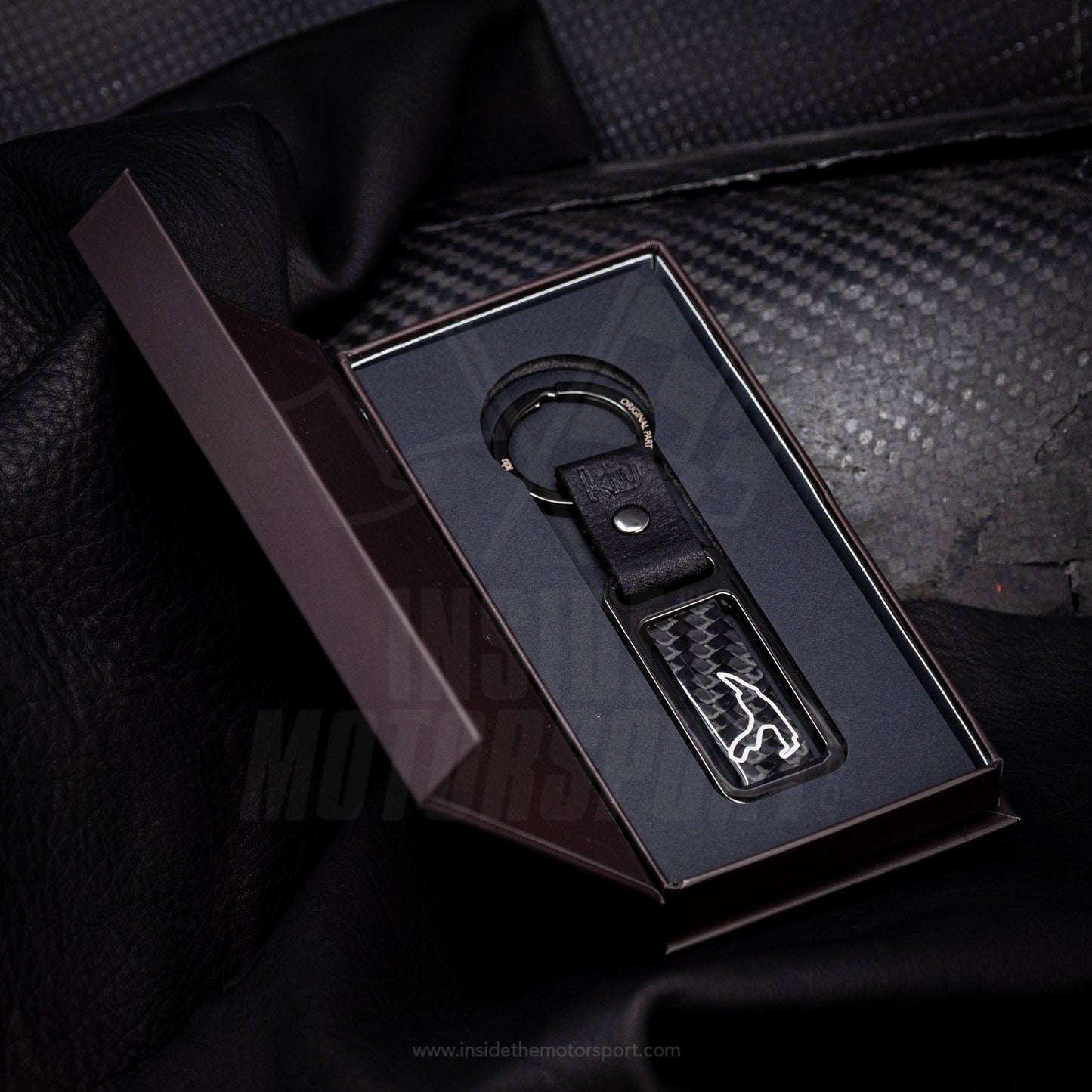 Metal/Carbon Key Ring Spa-Francorchamps Circuit