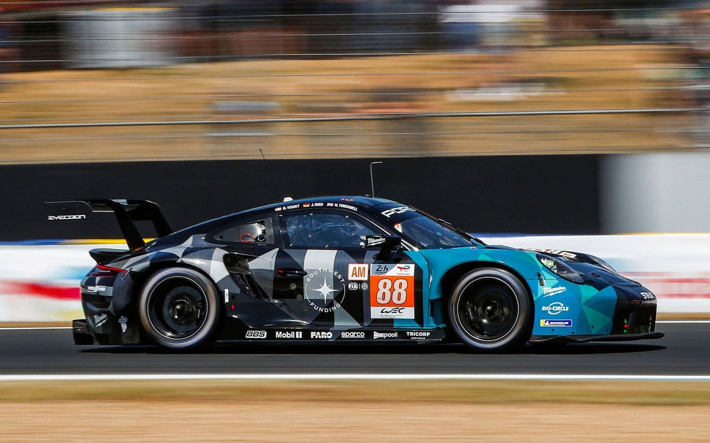 Porsche 911 RSR-19 #88 LMGTE from Proton Competition - 2023 Le Mans - Decorative Frame
