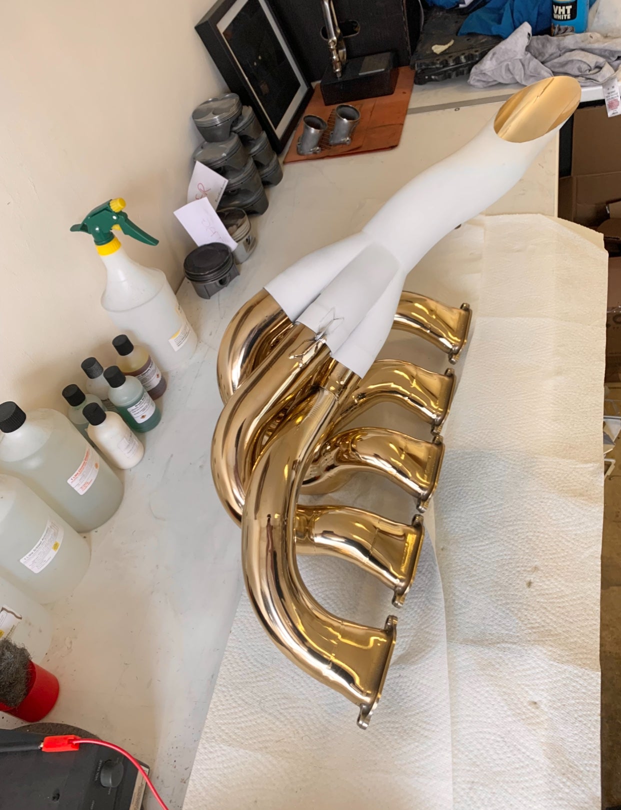 Jordan EJ11 Honda - One-Of-One 24K Gold-Plated Exhaust Sculpture