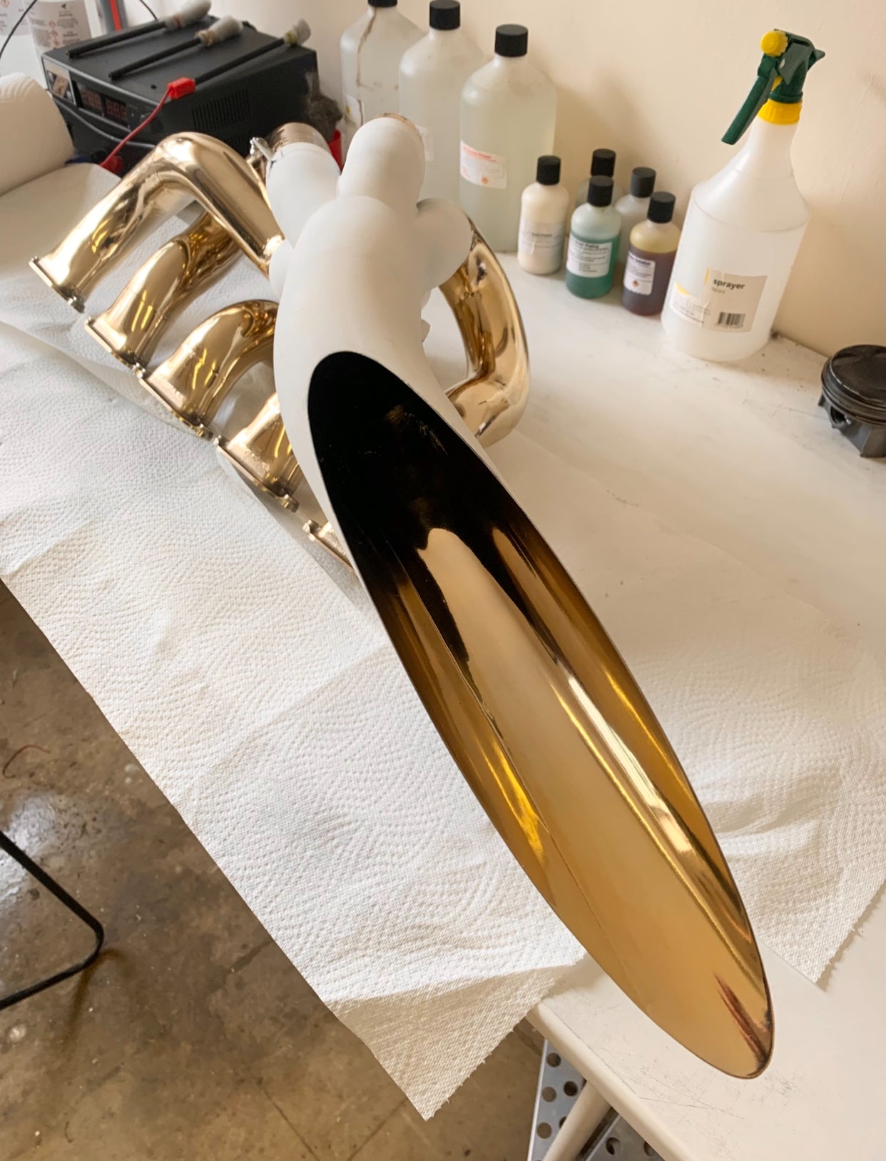 Jordan EJ11 Honda - One-Of-One 24K Gold-Plated Exhaust Sculpture