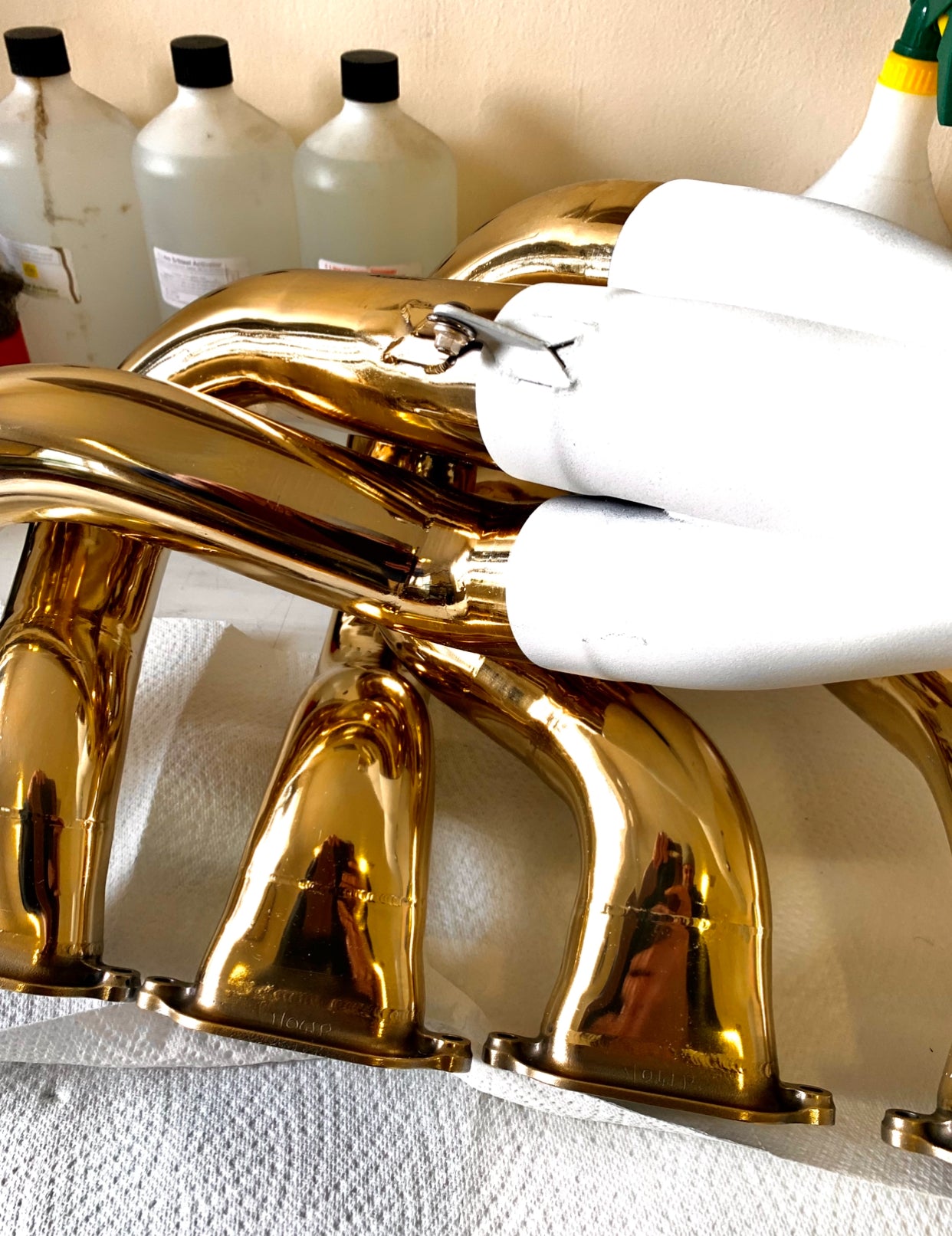 Jordan EJ11 Honda - One-Of-One 24K Gold-Plated Exhaust Sculpture