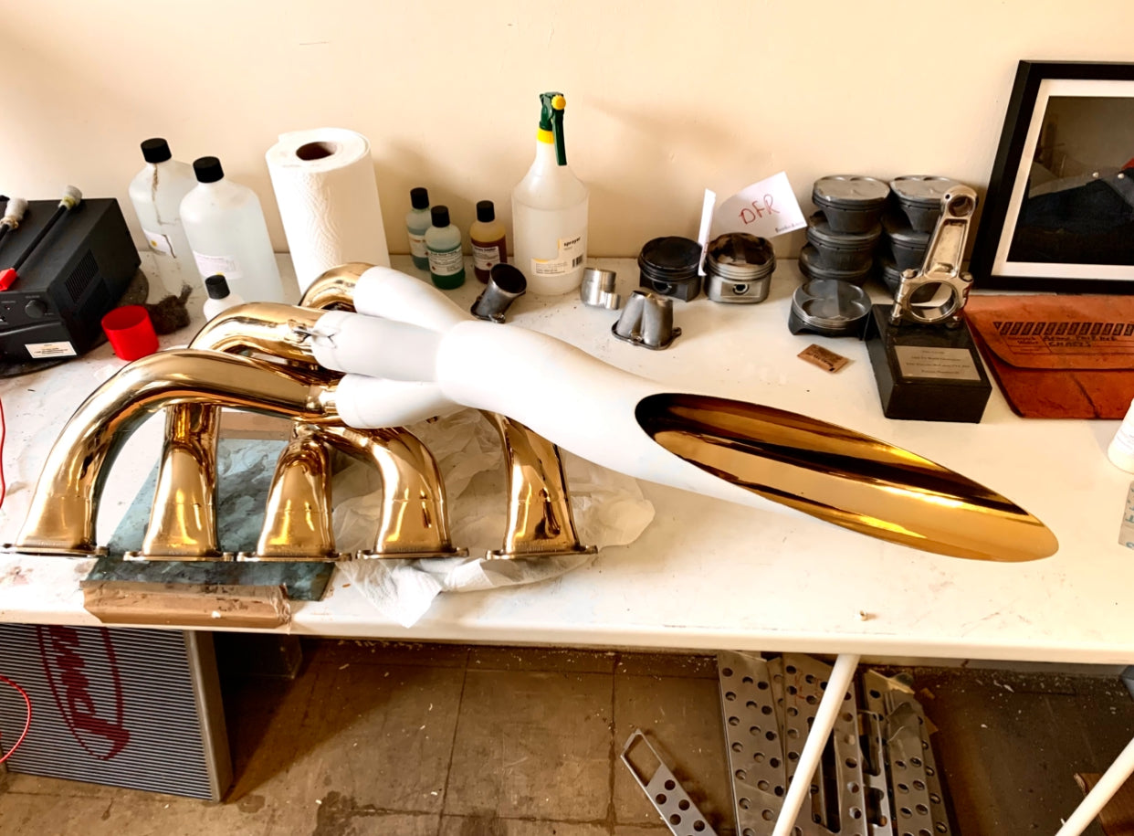 Jordan EJ11 Honda - One-Of-One 24K Gold-Plated Exhaust Sculpture