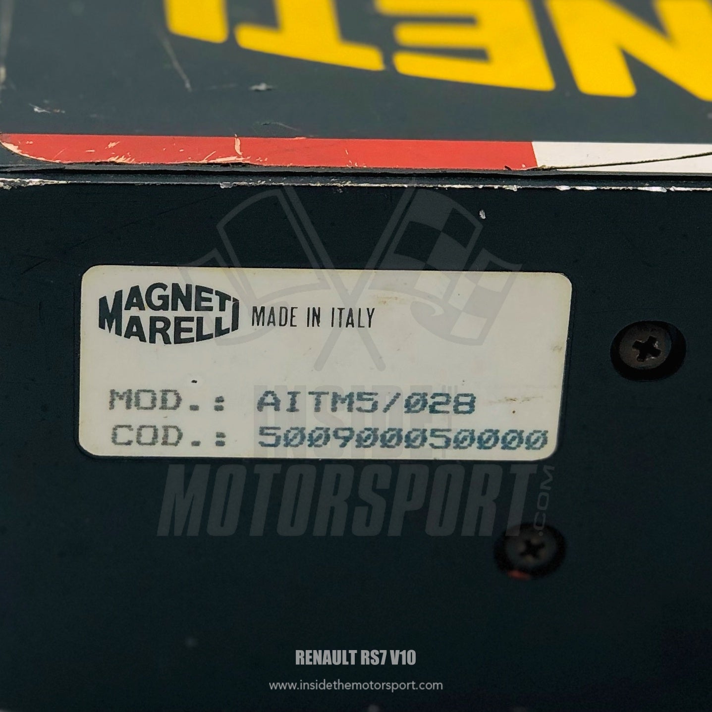 Race Used ECU Magneti Marelli - Renault RS7 V10 Engine - 1995 - F1