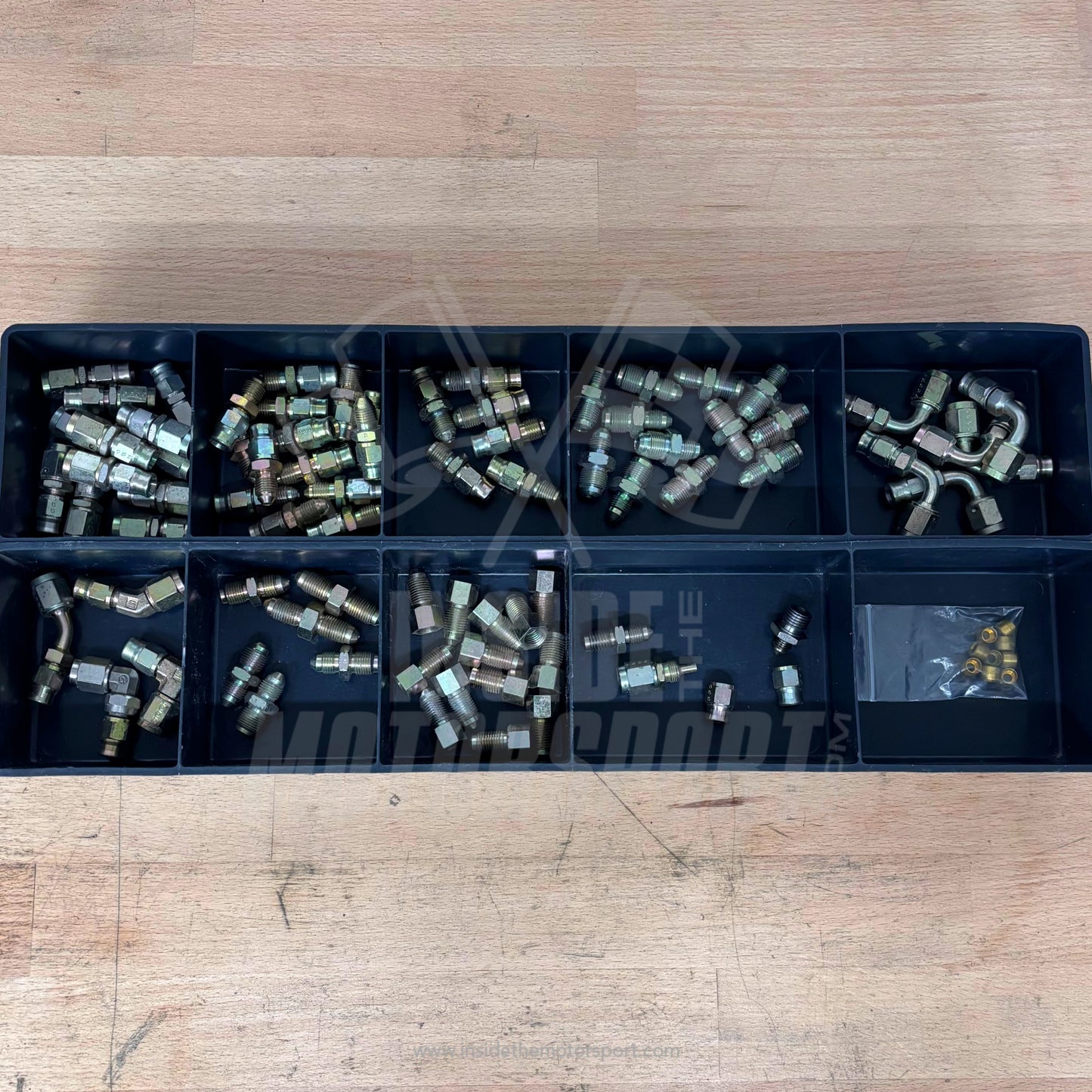 Lot of Reusable Race-Grade Compression Swivel Hose Fittings End ( Hose -3 )