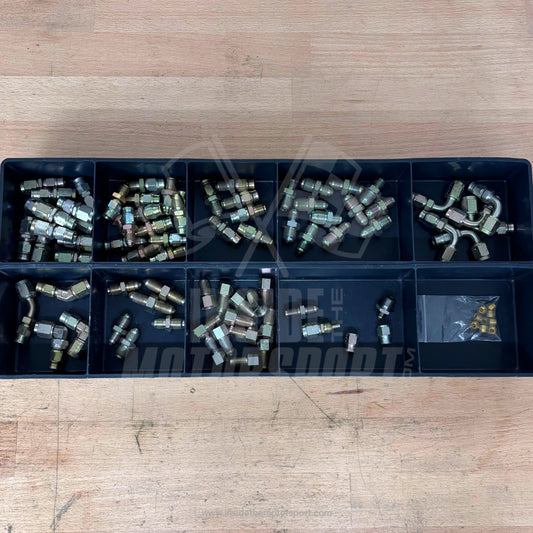 Lot of Reusable Race-Grade Compression Swivel Hose Fittings End ( Hose -3 )