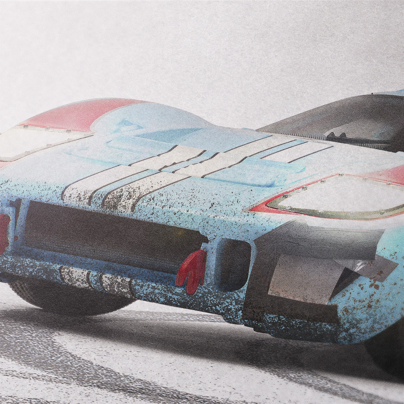 Poster Ford GT40 mk2 – Ken Miles - Limited Edition Poster