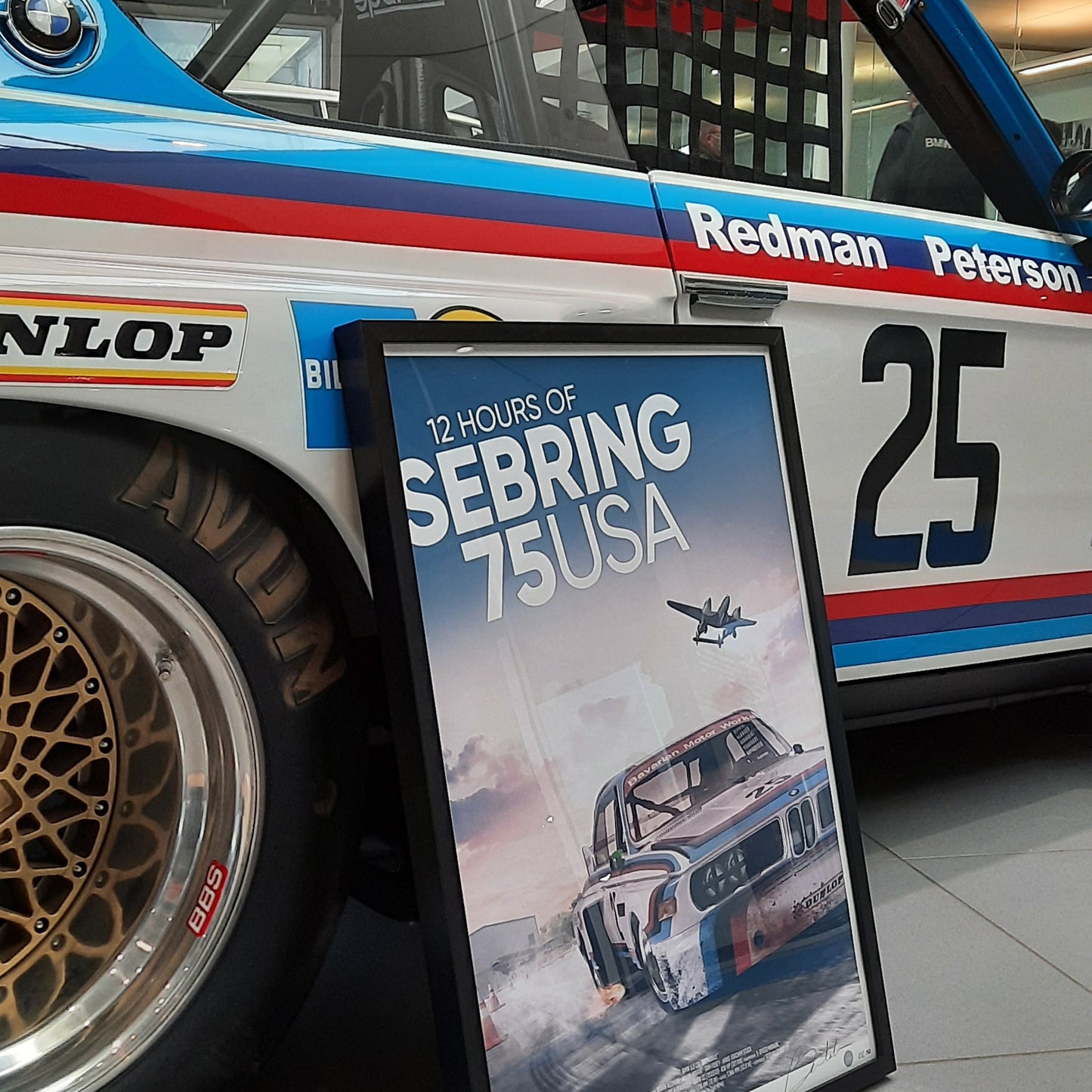 BMW 3.0 CSL – 12h of Sebring 1975 - Limited Edition Poster