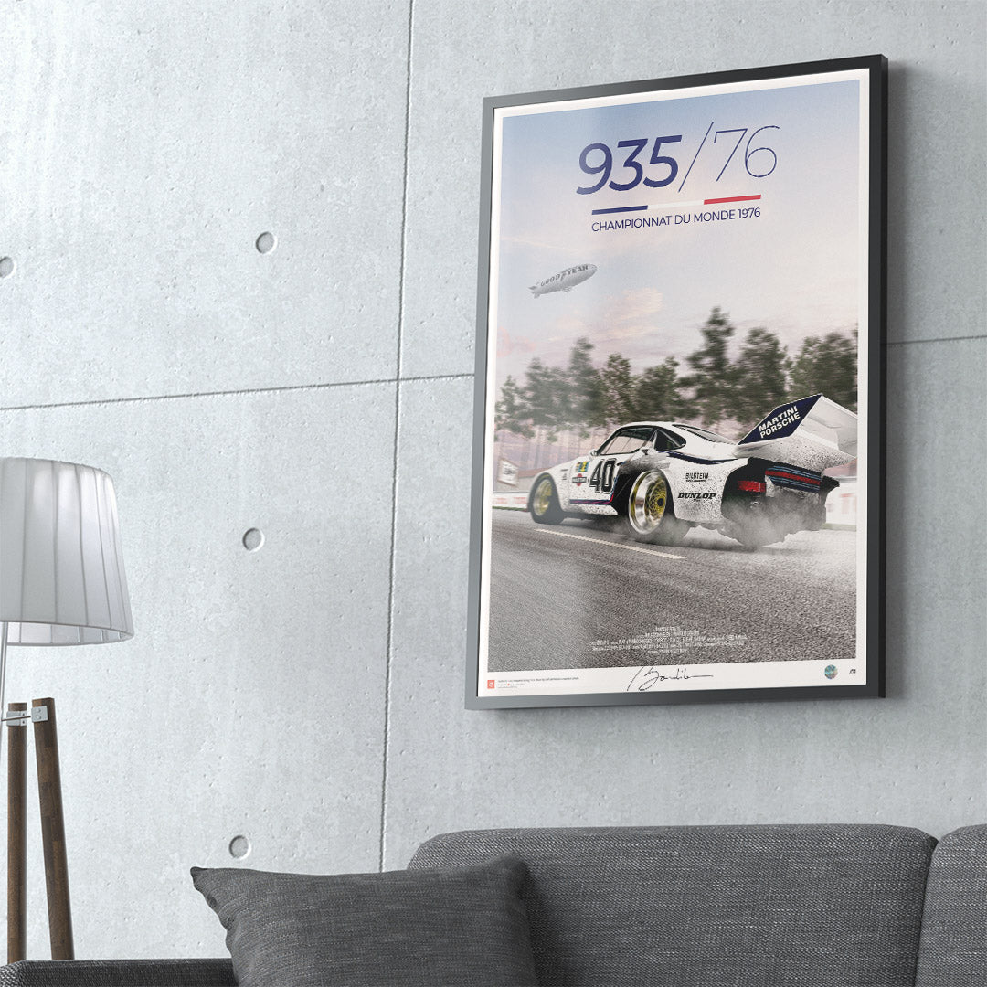 Poster Porsche 935/76 – Profil - Limited Edition Poster