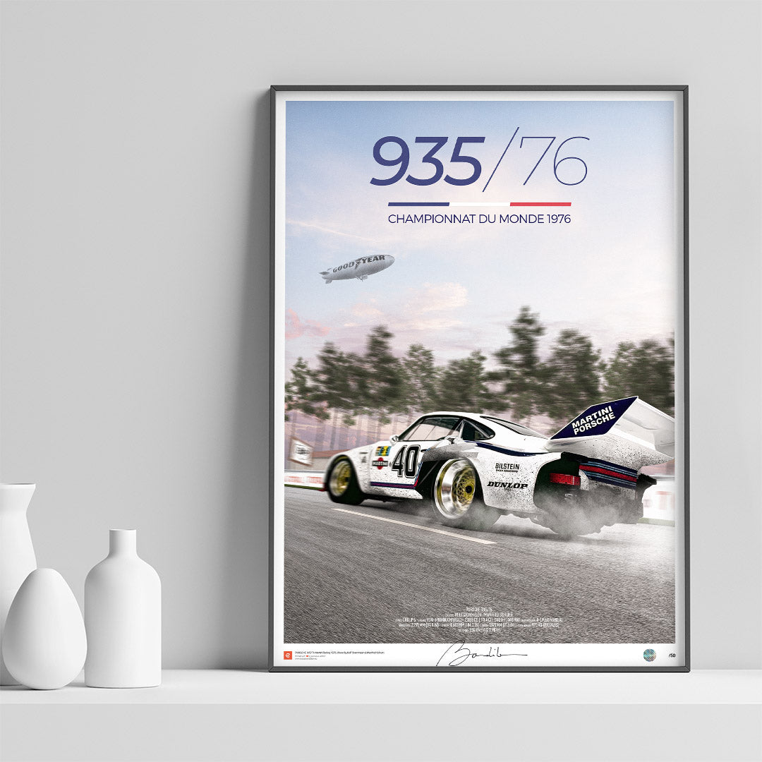 Poster Porsche 935/76 – Profil - Limited Edition Poster