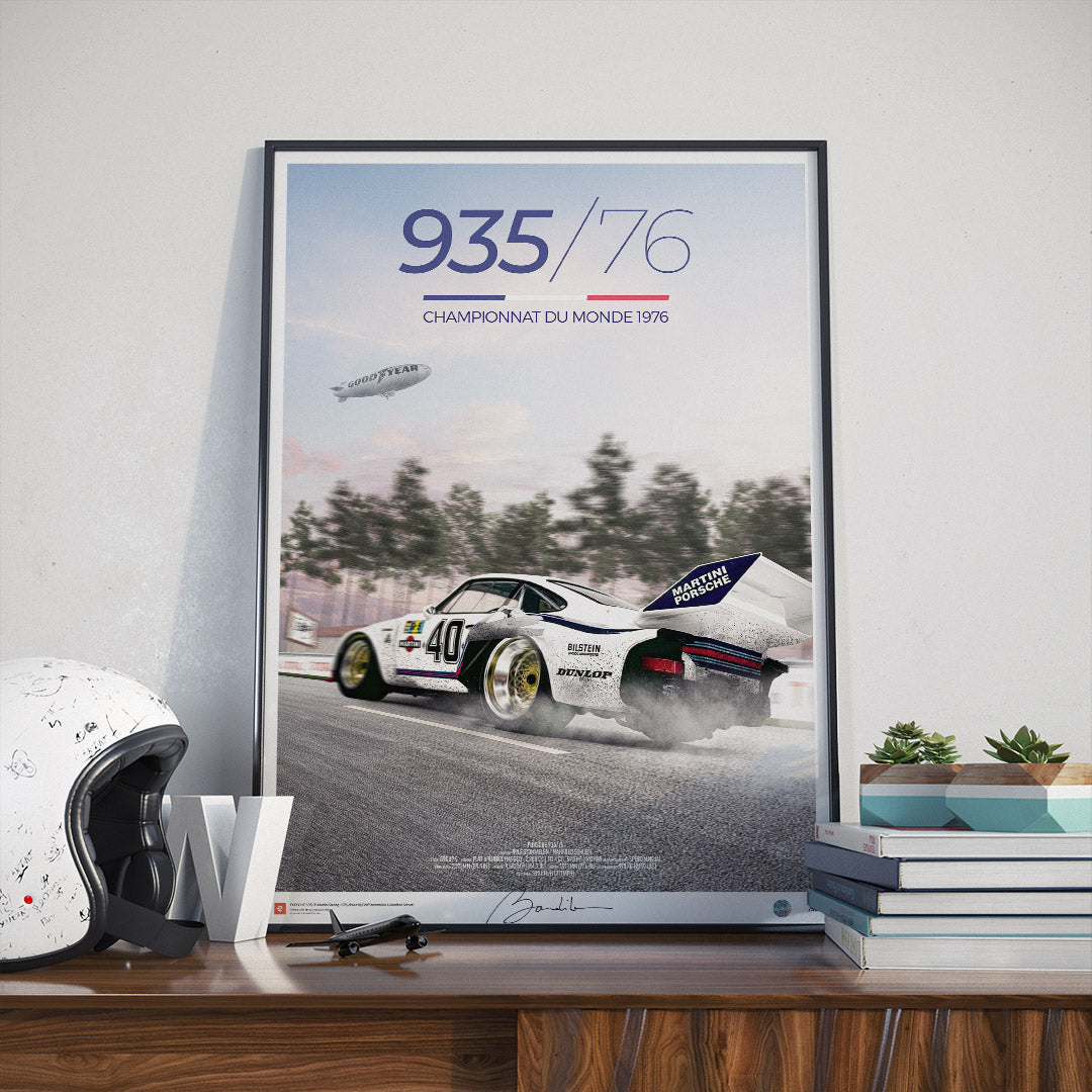 Poster Porsche 935/76 – Profil - Limited Edition Poster