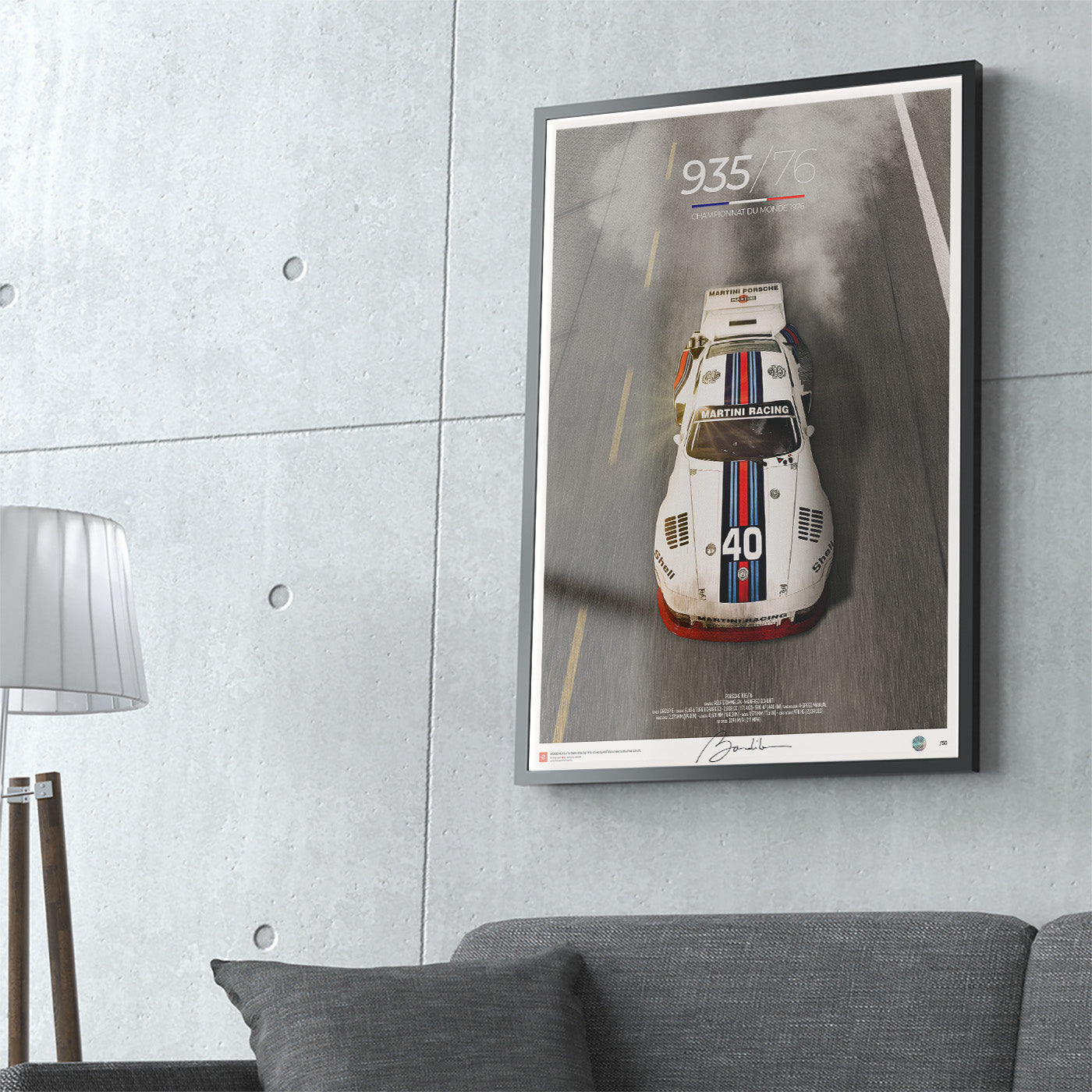 Poster Porsche 935/76 – Face - Limited Edition Poster