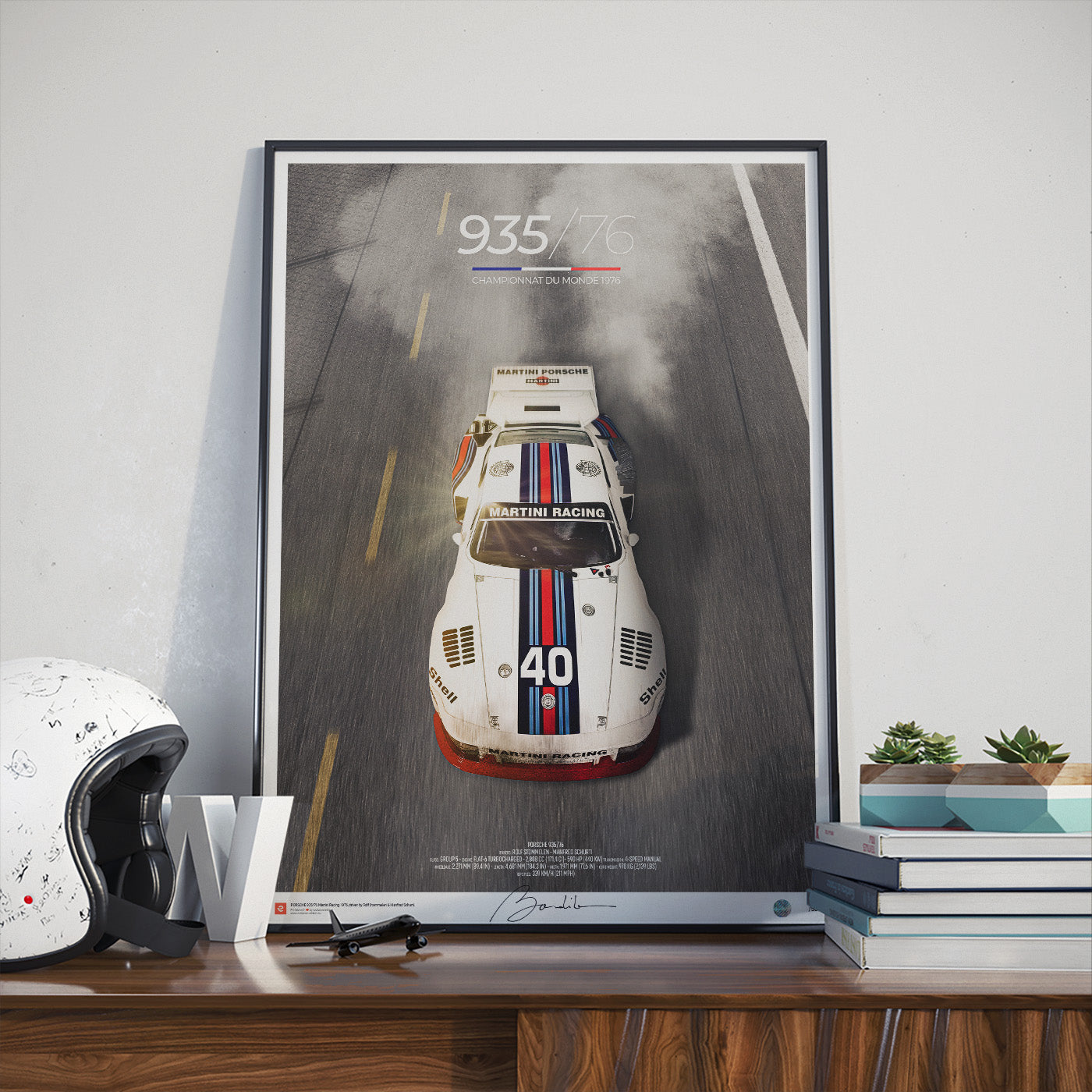 Poster Porsche 935/76 – Face - Limited Edition Poster