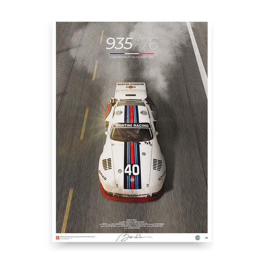 Poster Porsche 935/76 – Face - Limited Edition Poster