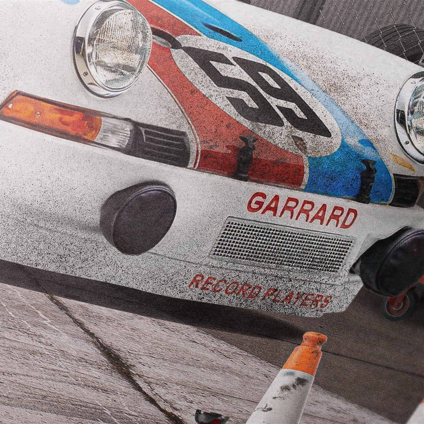 Porsche 911 carrera 2.8 RSR – Stand – 24h Daytona 1973 - Limited Edition Poster