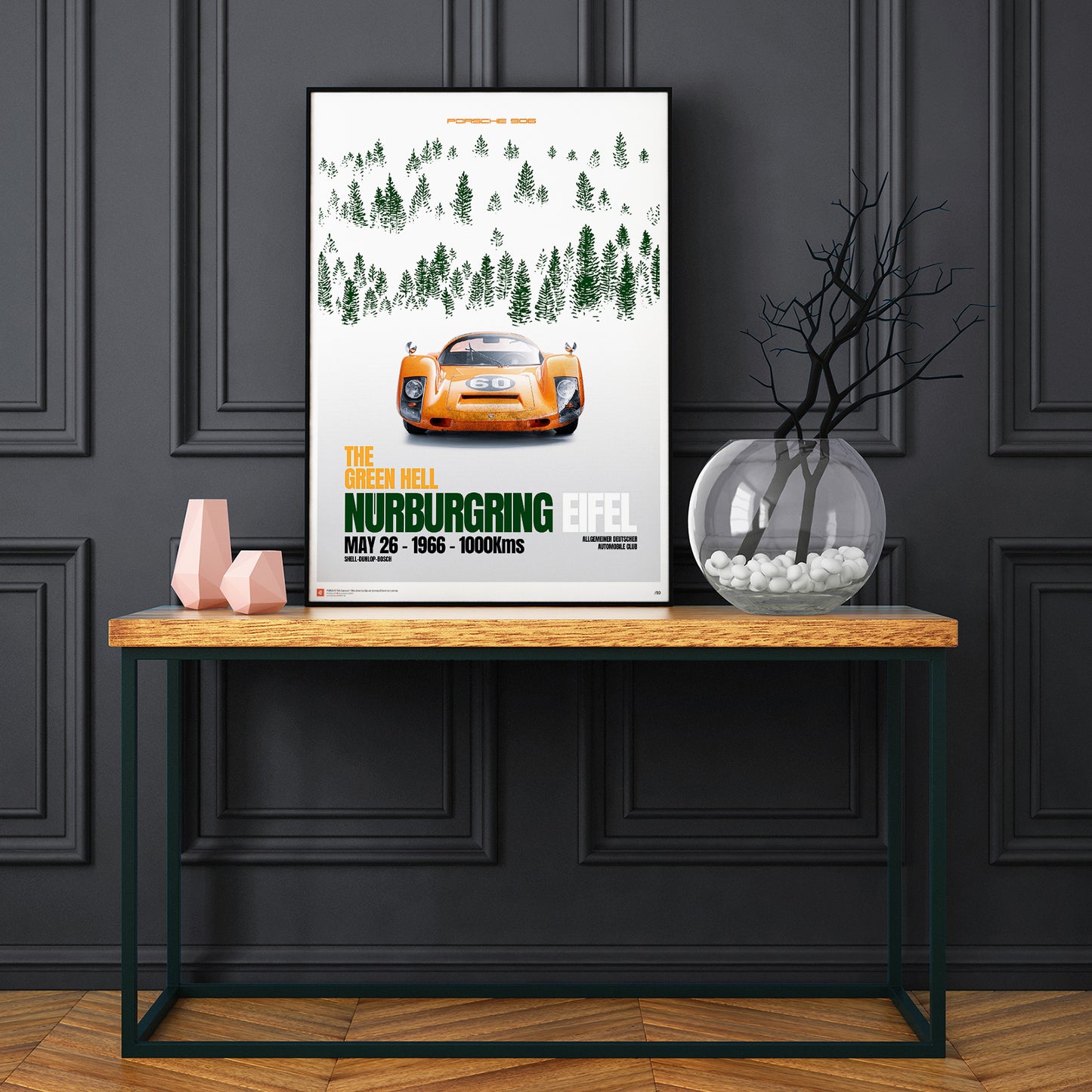 Porsche 906 – 1000 km du Nurburgring 1966 - Limited Edition Poster