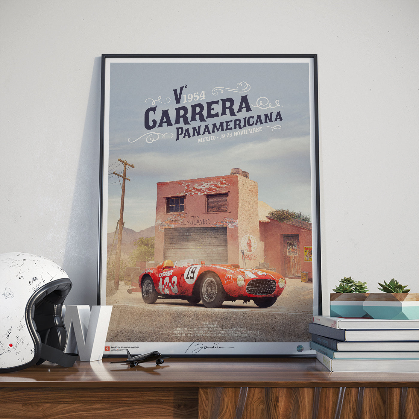 Poster Ferrari 375 Plus – Carrera Panamericana 1954- Limited Edition Poster