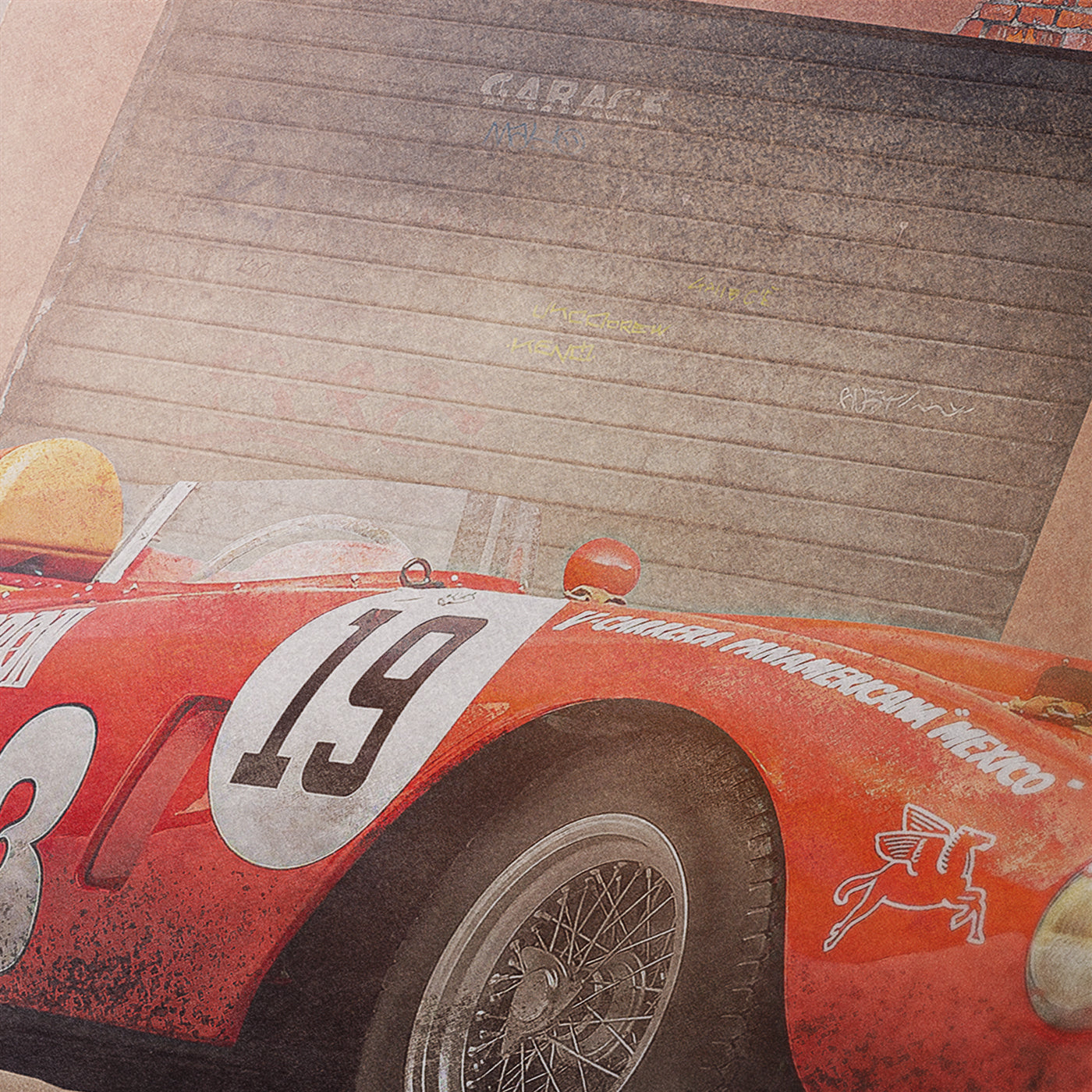 Poster Ferrari 375 Plus – Carrera Panamericana 1954- Limited Edition Poster