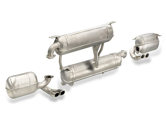 Ferrari 512i BB (1981-1984) - New Tubi Style Exhaust Mufflers Kit - OE 109126 / OE 109127 / OE 110309 / OE 110310