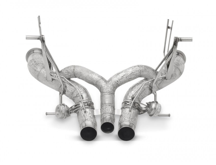 Tubi Style Lamborghini Aventador LP740-4 S Straight Pipes Exhaust with Valves (2017-2022)