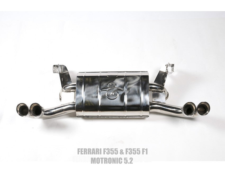 Tubi Style Ferrari F355 & F355 F1 Motronic 5.2 Racetrack Muffler Exhaust (1996-1999)