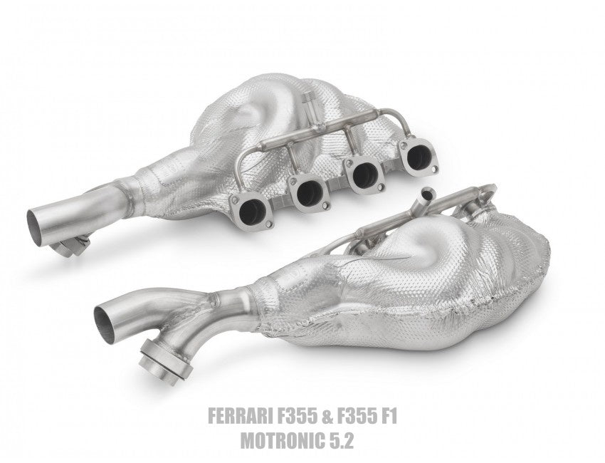 Tubi Style Ferrari F355 & F355 F1 Motronic 5.2 Heat Shielded Manifolds Kit (1996-1999)