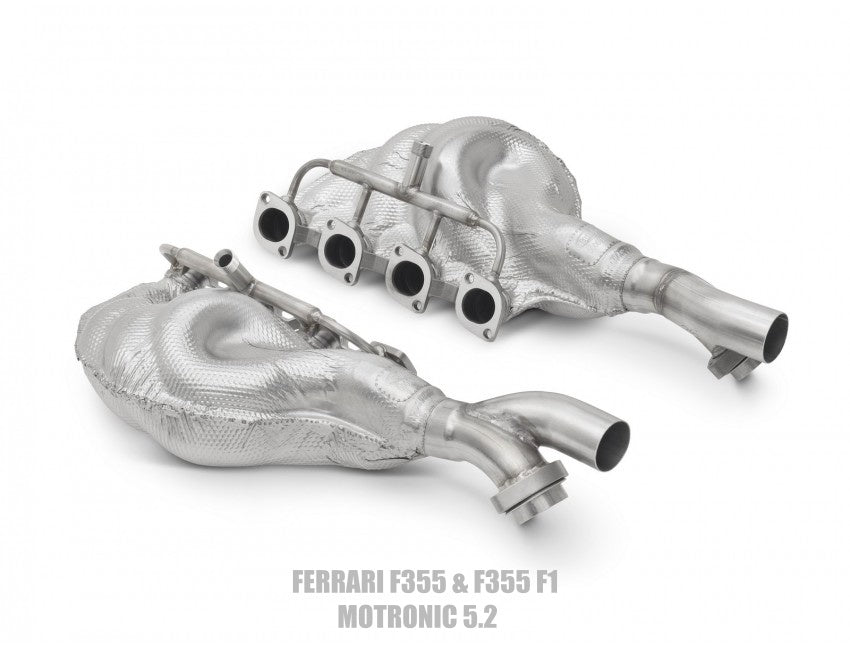 Tubi Style Ferrari F355 & F355 F1 Motronic 5.2 Heat Shielded Manifolds Kit (1996-1999)