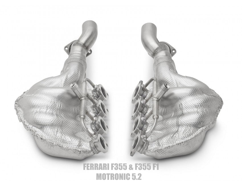 Tubi Style Ferrari F355 & F355 F1 Motronic 5.2 Heat Shielded Manifolds Kit (1996-1999)