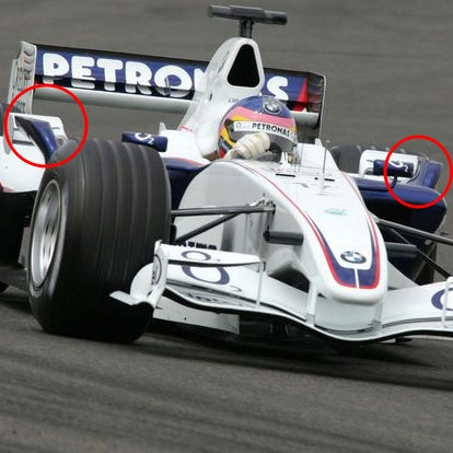 Carbon Left Chimney Cover - BMW Sauber F1.06 - C25 - 2006 - F1 - Formula 1