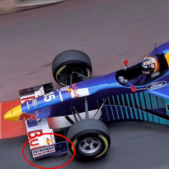 Carbon Front Wing End Plates Left or Right - Sauber C15 Formula One - 1996