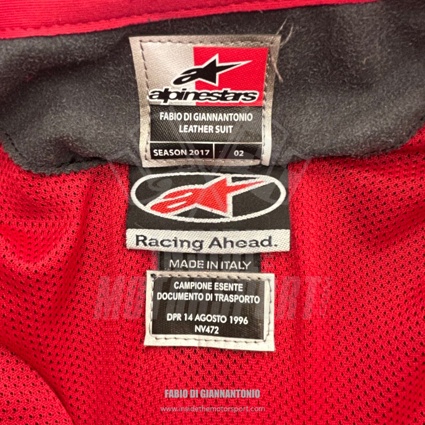 Leather Suit Moto3 - Fabio Di Giannantonio - 2017